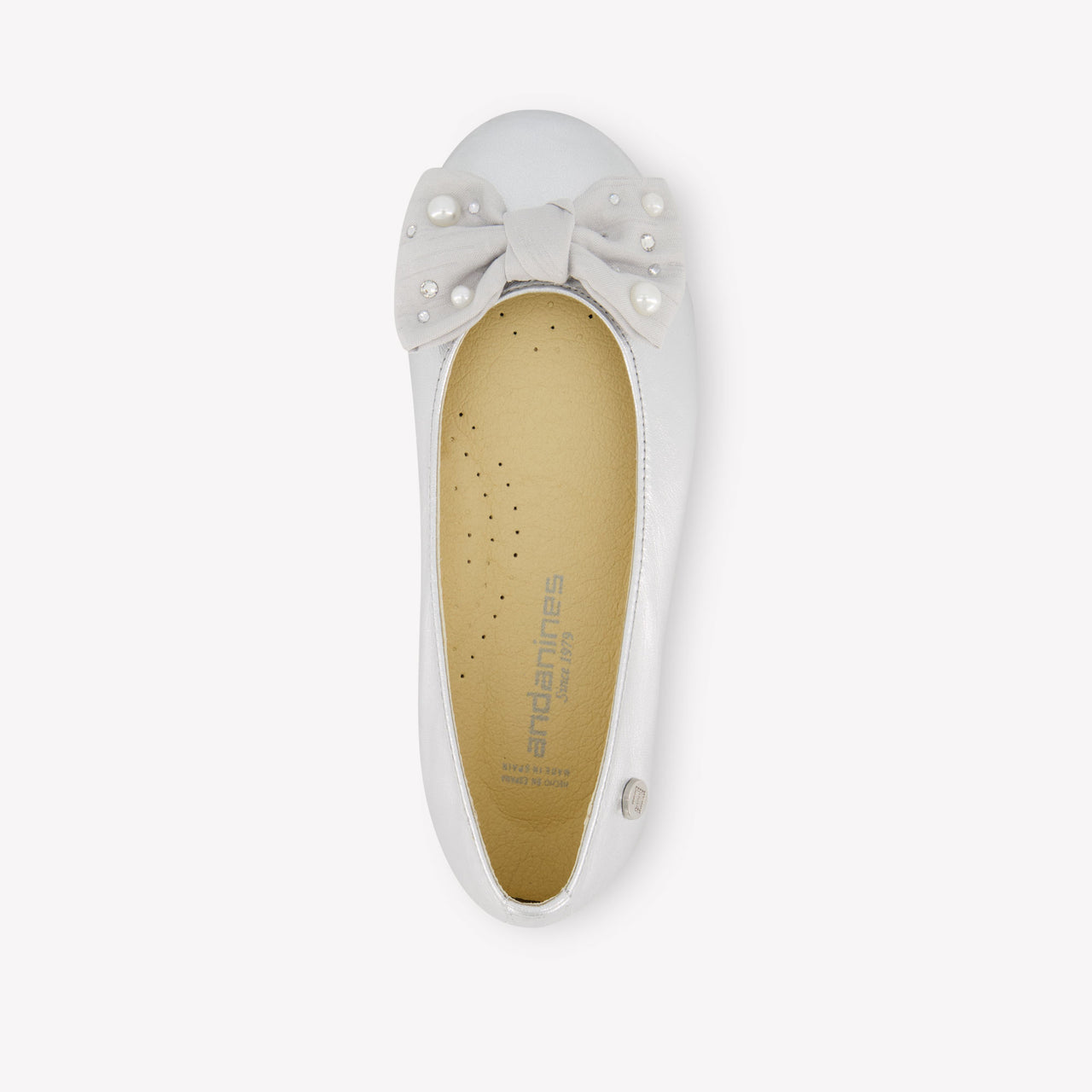 Andanines Girls Shoes In Silver