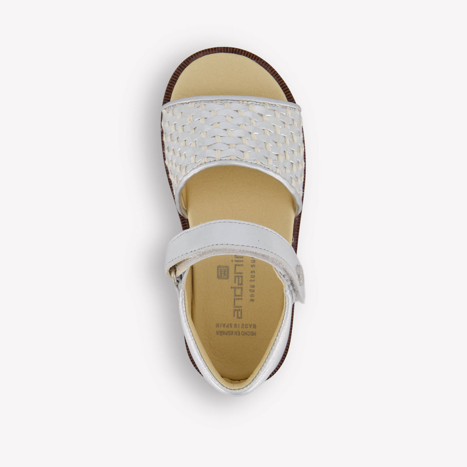 Andanines Meisjes Sandalen In Zilver