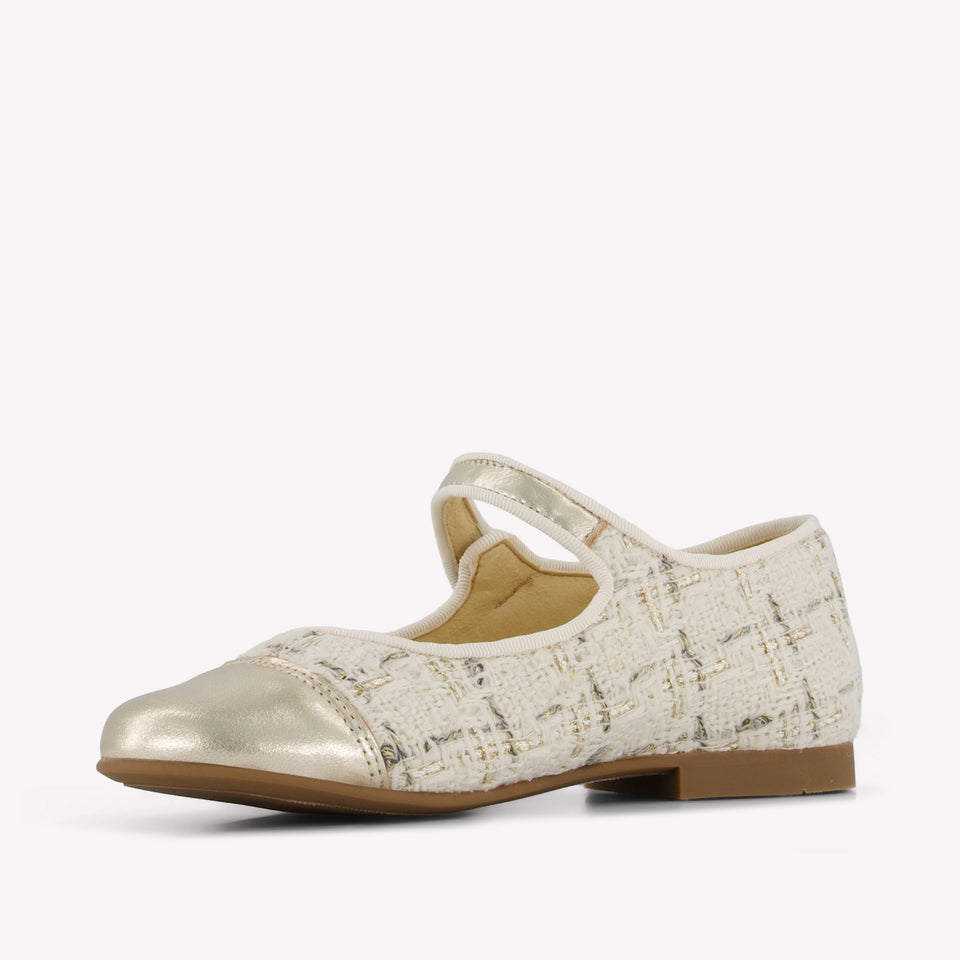 Andanines Girls Shoes In Gold