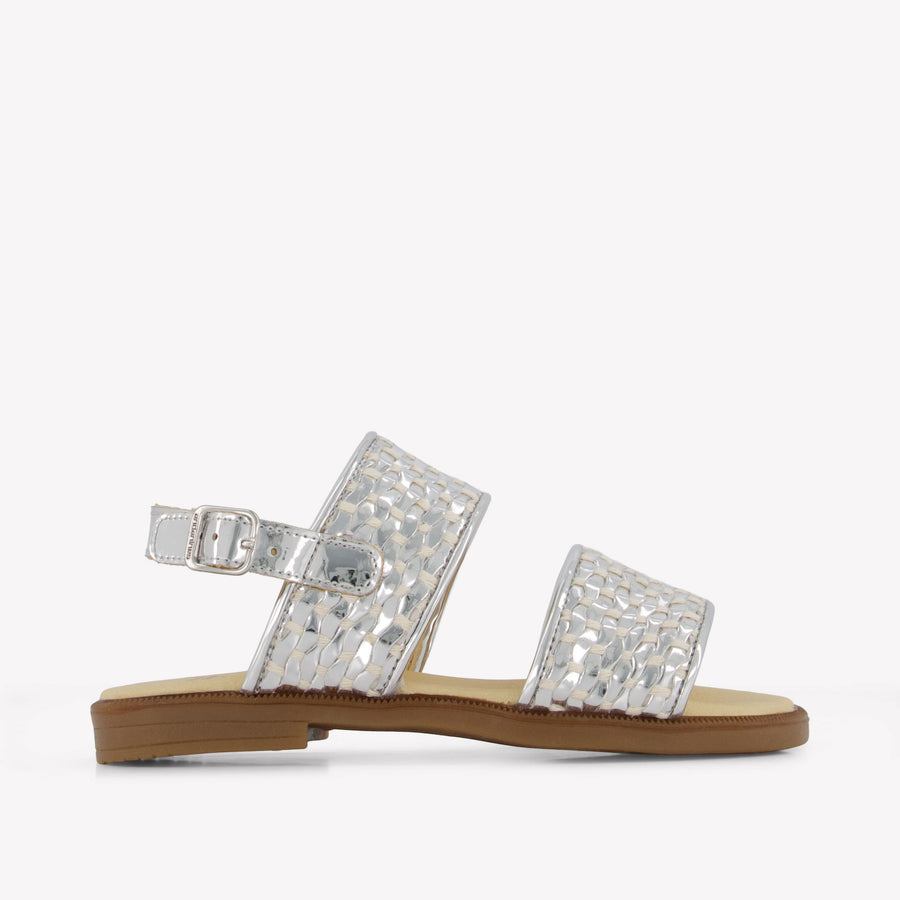 Andanines Meisjes Sandalen In Zilver