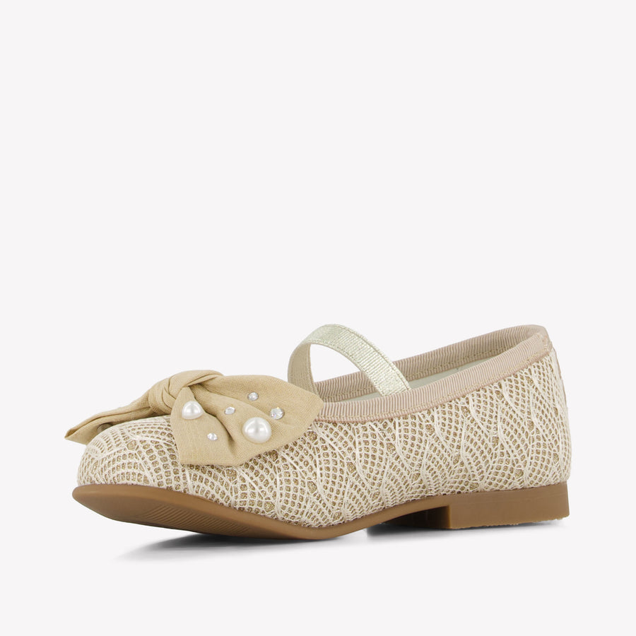 Andanines Girls Shoes In Beige