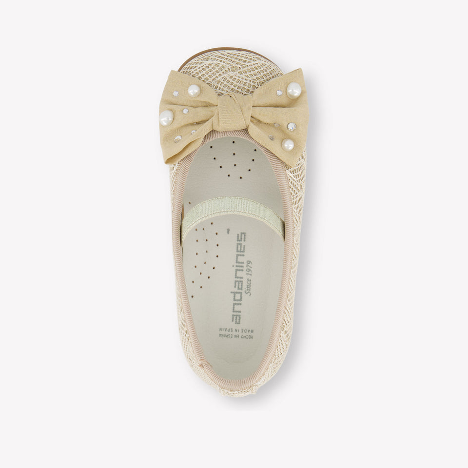 Andanines Meisjes Schoenen In Beige