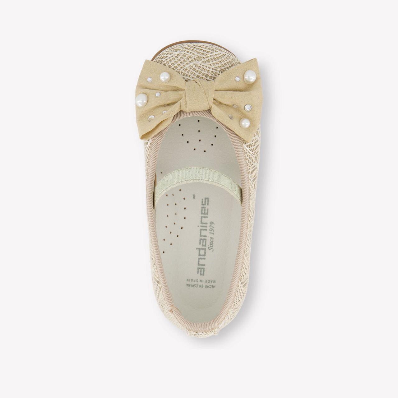 Andanines Girls Shoes In Beige