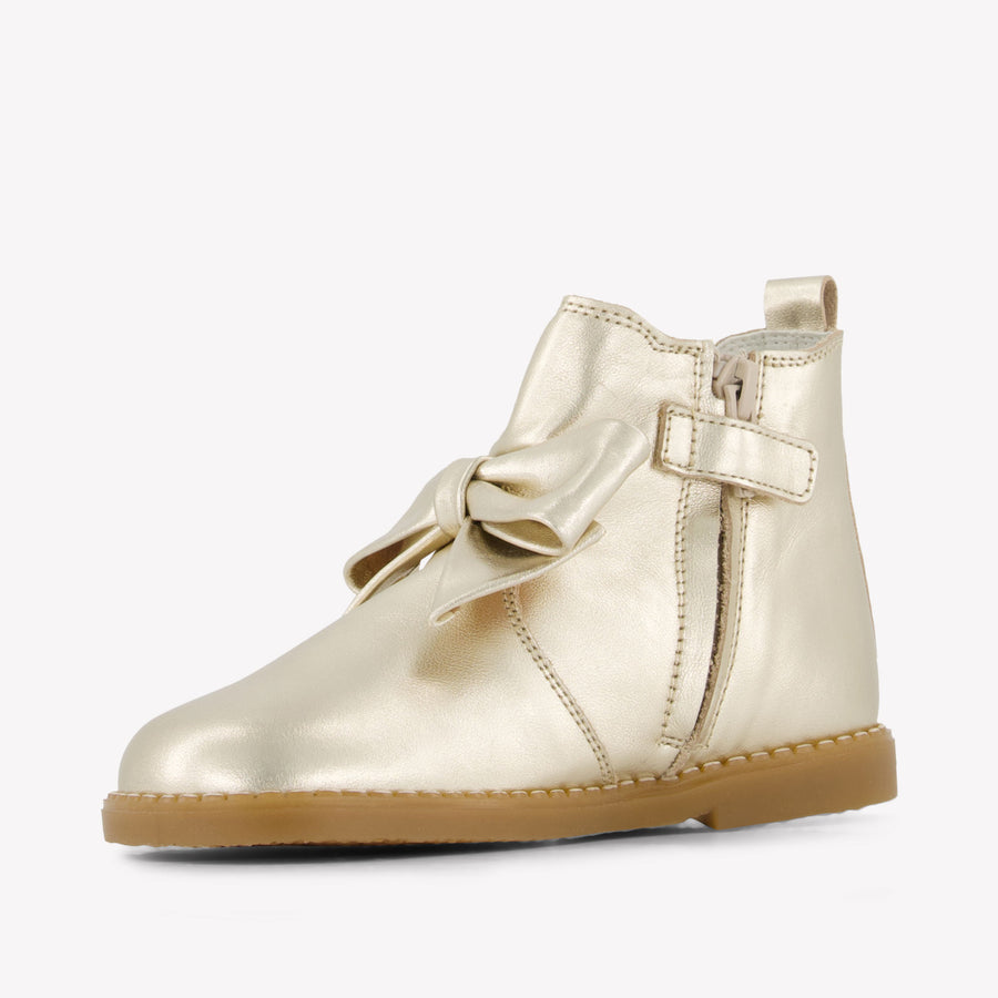 Andanines Girls Boots In Gold