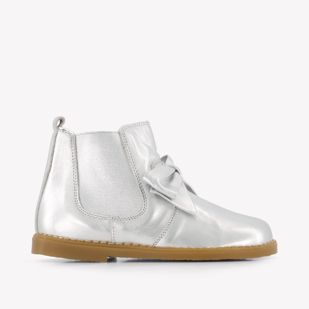 Andanines Girls Boots In Silver