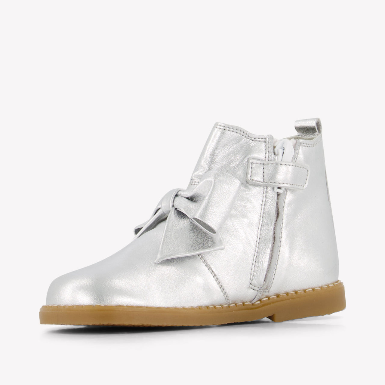 Andanines Girls Boots In Silver