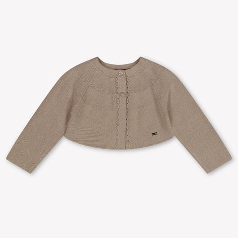 Mayoral Baby Meisjes Vest In Beige