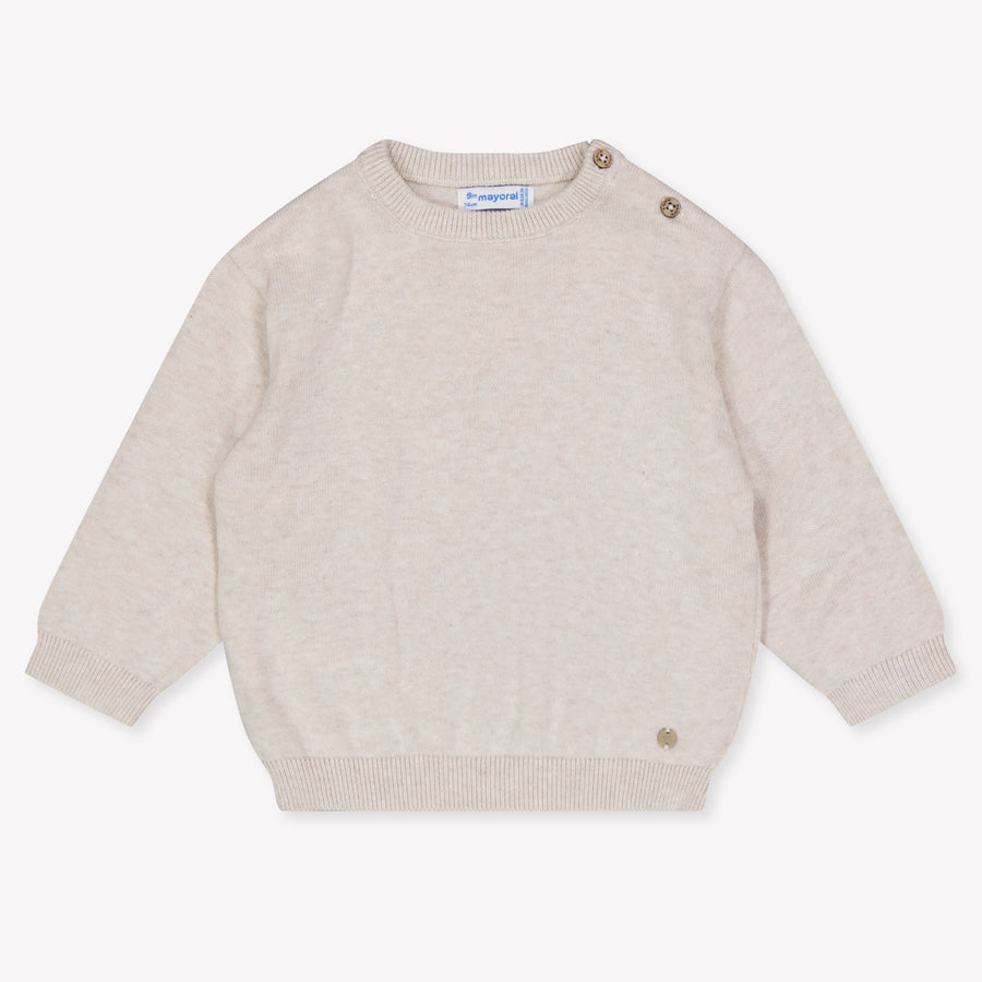 Mayoral Baby Jongens Trui In Off White