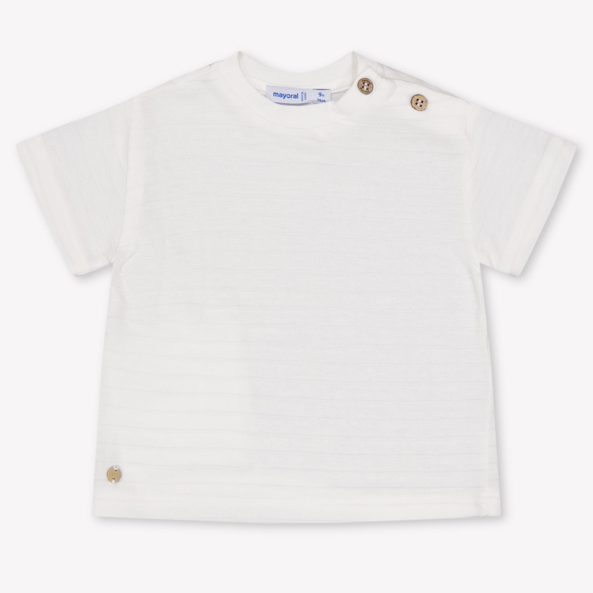 Mayoral Baby Jongens T-Shirt In Off White
