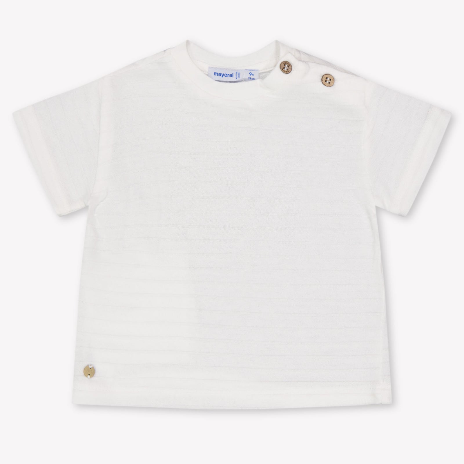 Mayoral Baby Jongens T-Shirt In Off White