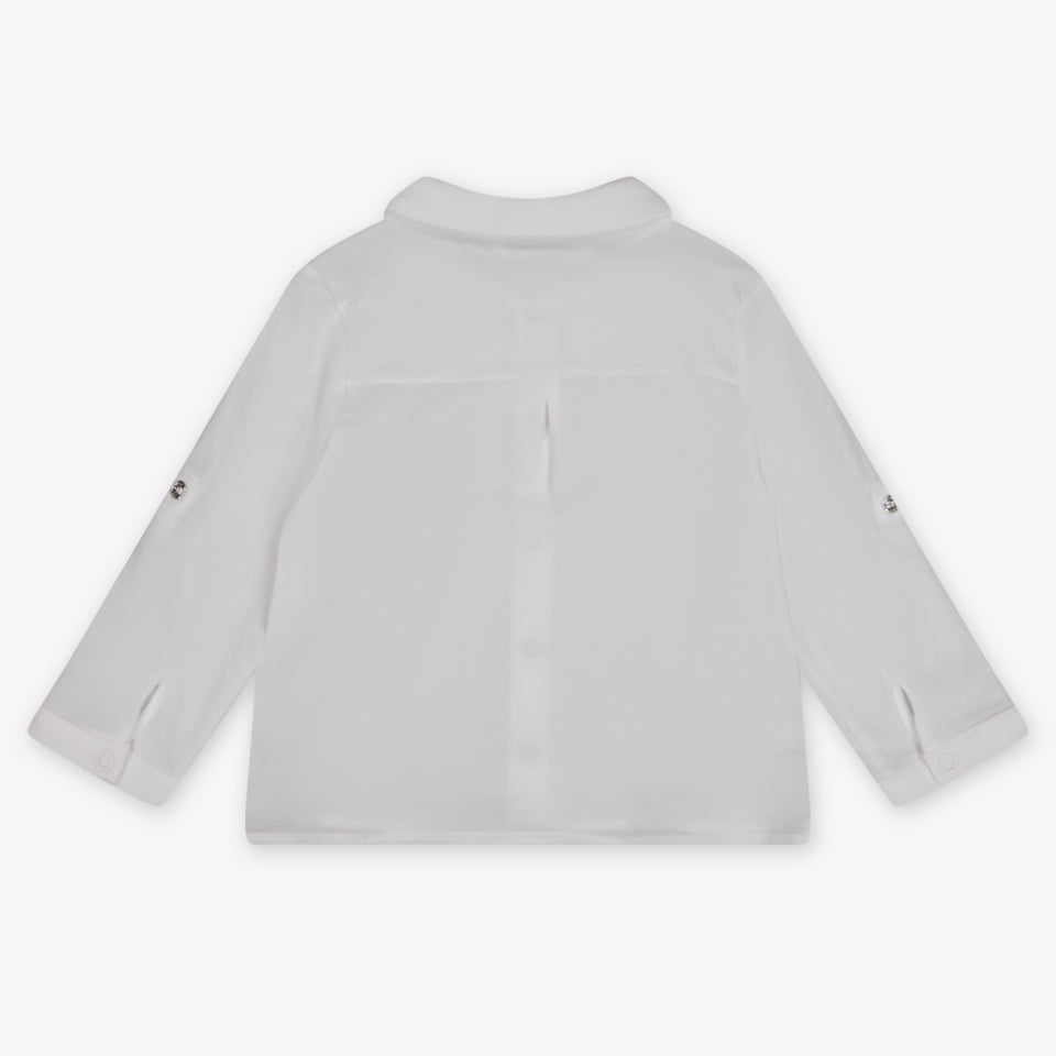 Mayoral Baby Jongens Blouse In Wit