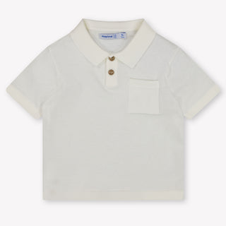 Mayoral Baby Jongens Polo In Off White