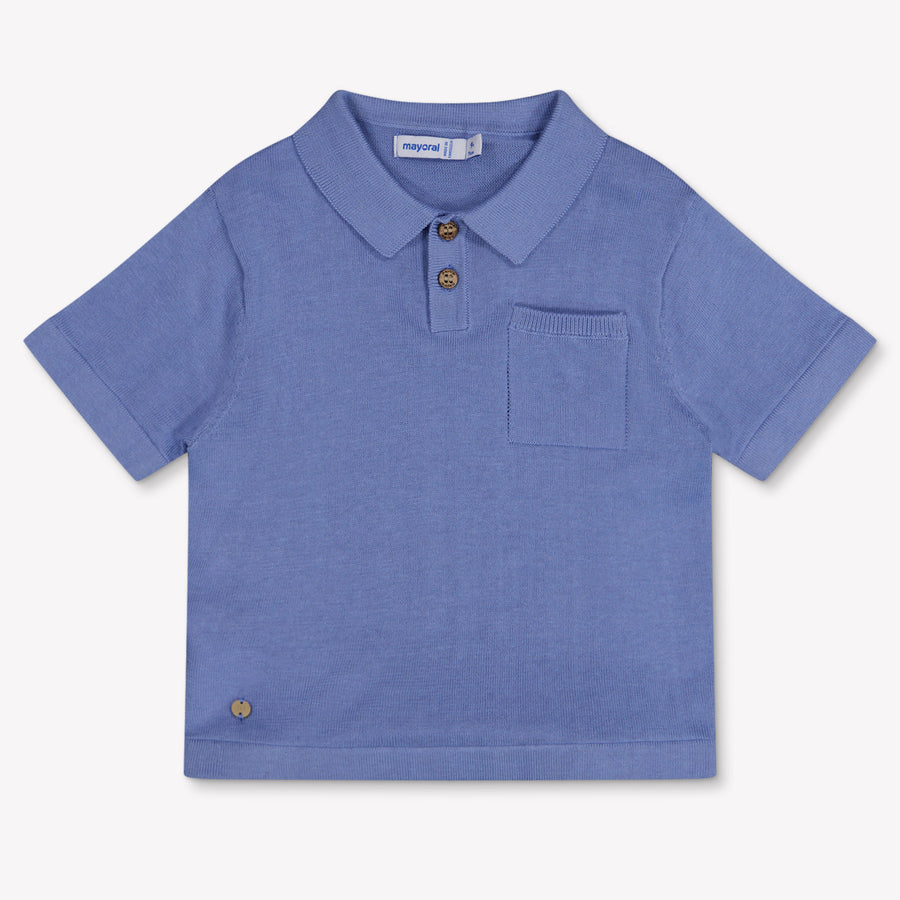 Mayoral Baby Boys Polo Shirt in Light Blue