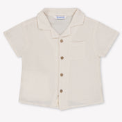 Mayoral Baby Boys Blouse In Light Beige