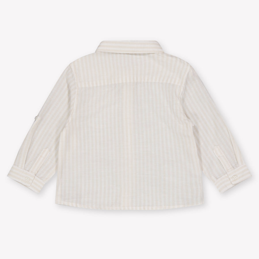 Mayoral Baby Jongens Blouse In Licht Beige