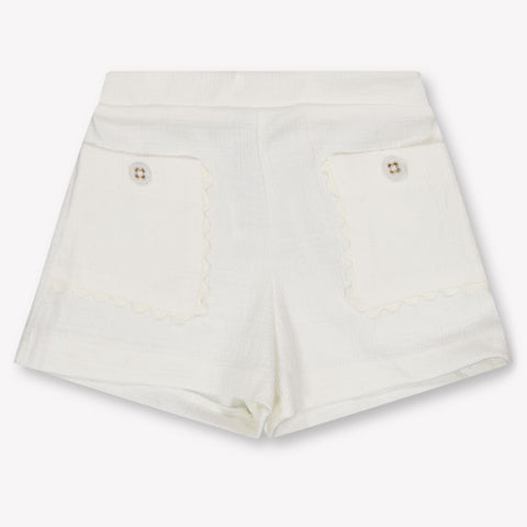 Mayoral Baby Girls Shorts In Light Beige