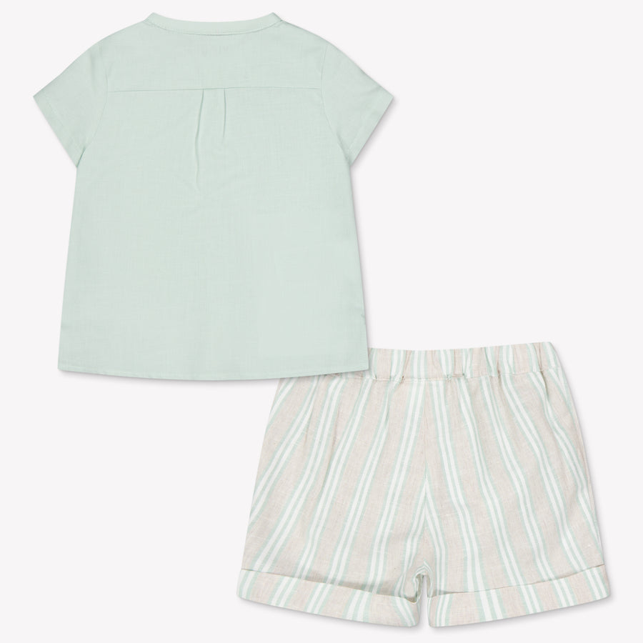 Mayoral Baby Boys Set In Light Green