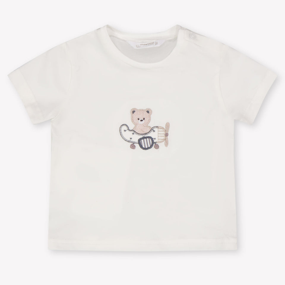 Mayoral Baby Girls Set In Light Beige