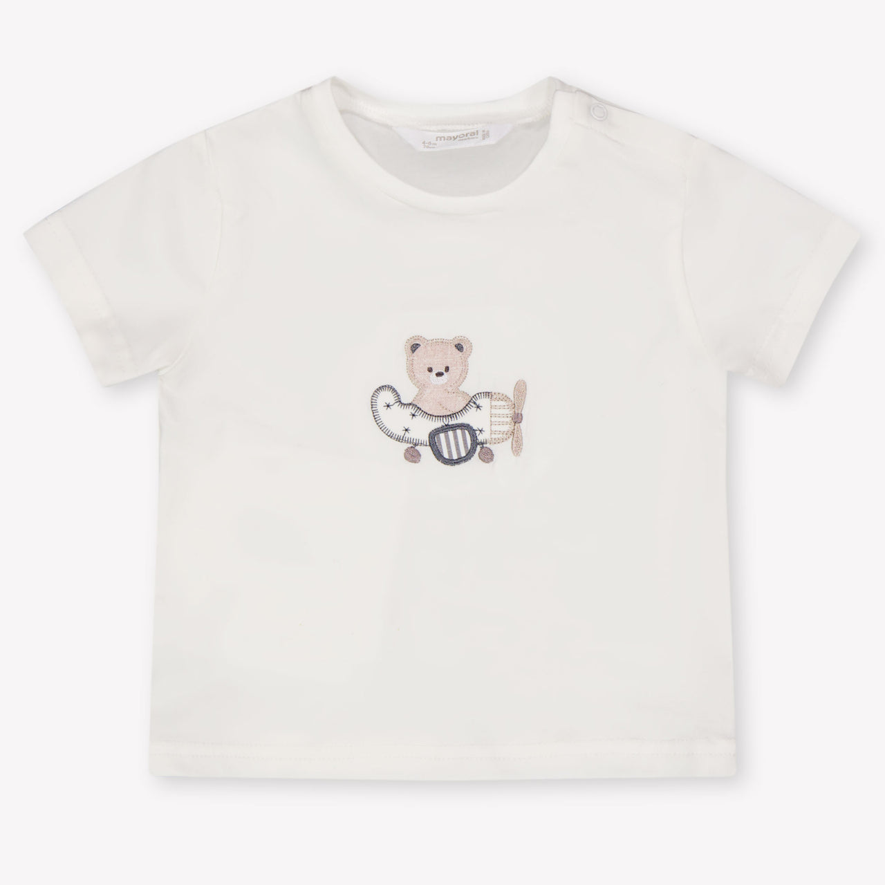 Mayoral Baby Girls Set In Light Beige