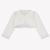 Mayoral Baby Meisjes Vest In Off White