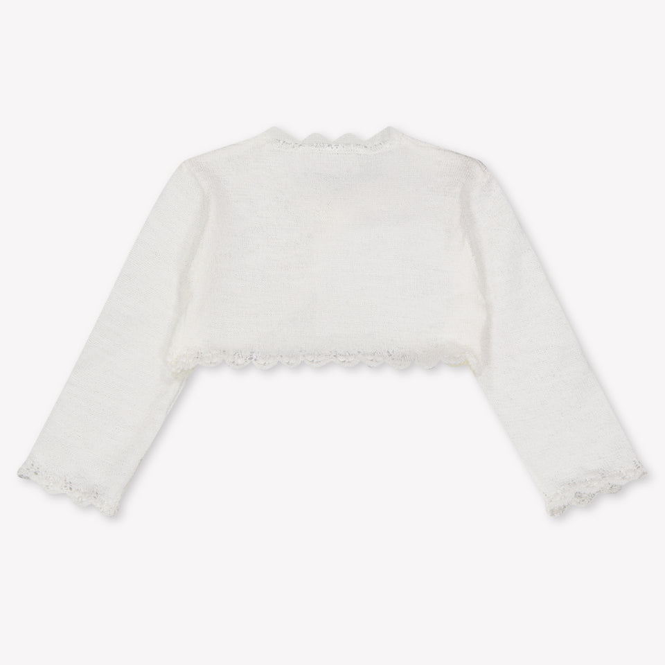 Mayoral Baby Meisjes Vest In Off White