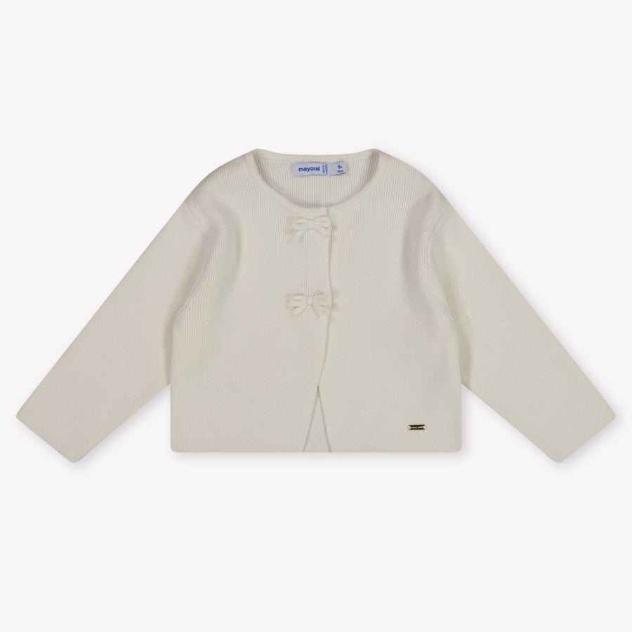 Mayoral Baby Girls Cardigan In OffWhite