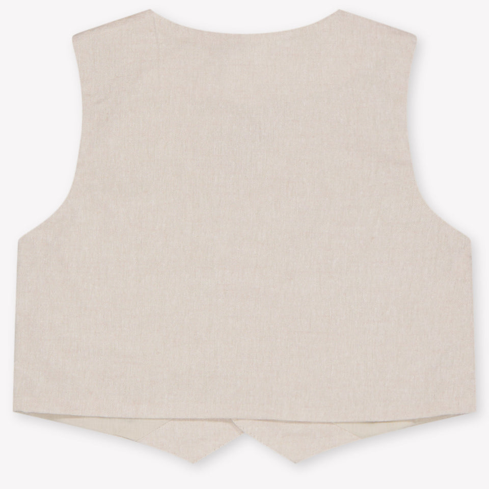 Mayoral Baby Jongens Vest In Licht Beige