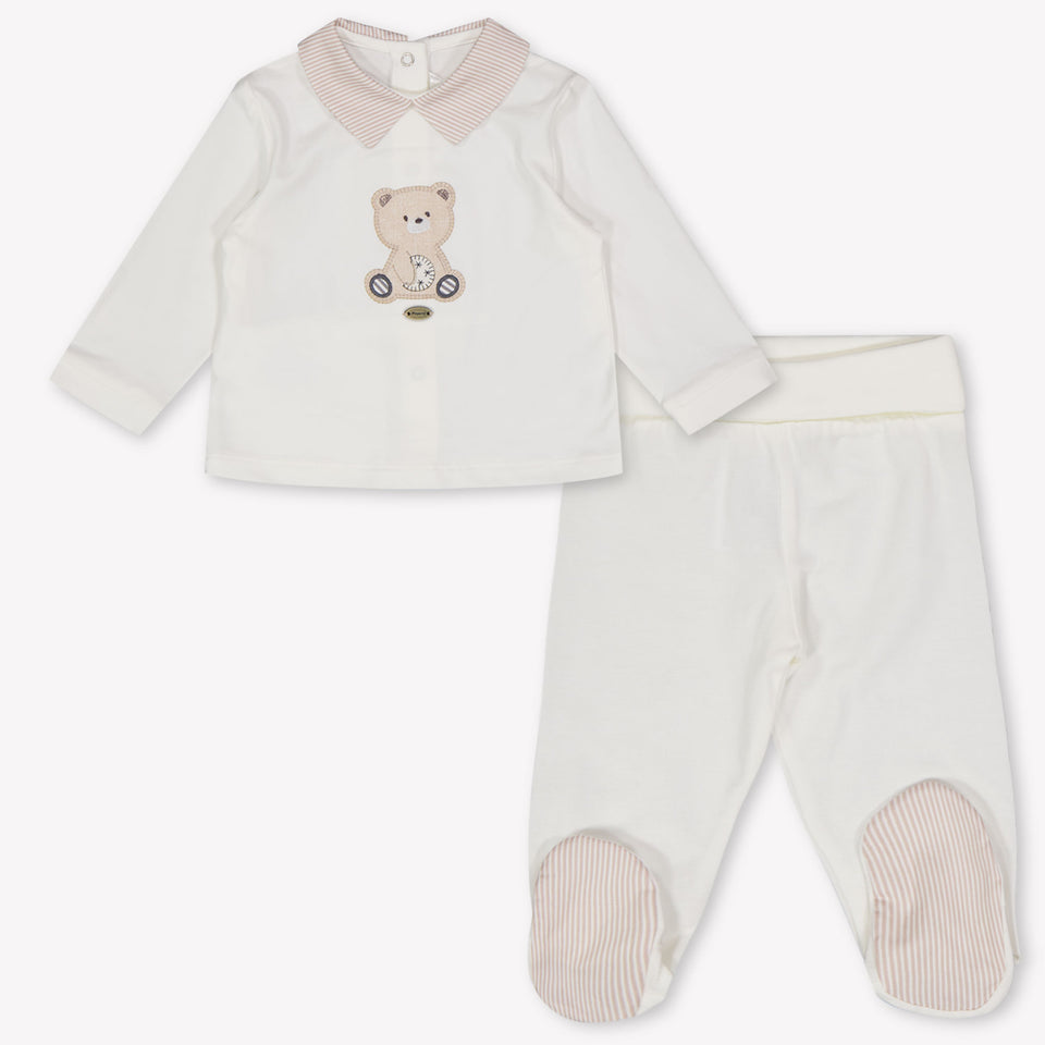 Mayoral Baby Jongens Boxpakje In Off White