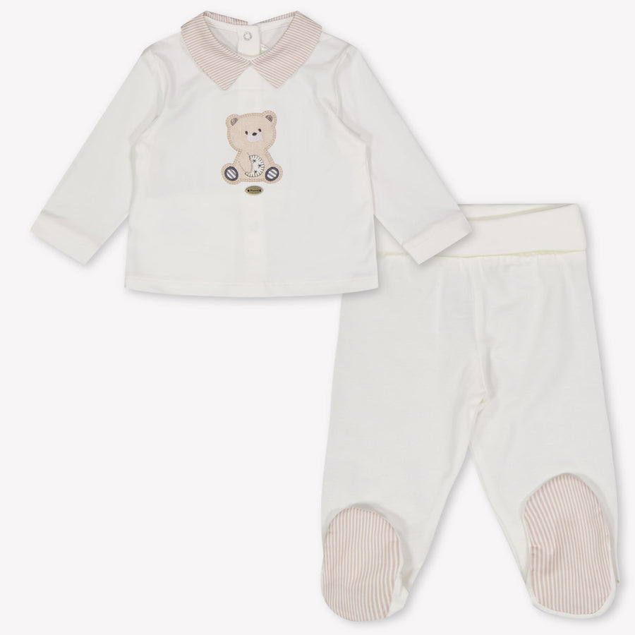 Mayoral Baby Jongens Boxpakje In Off White