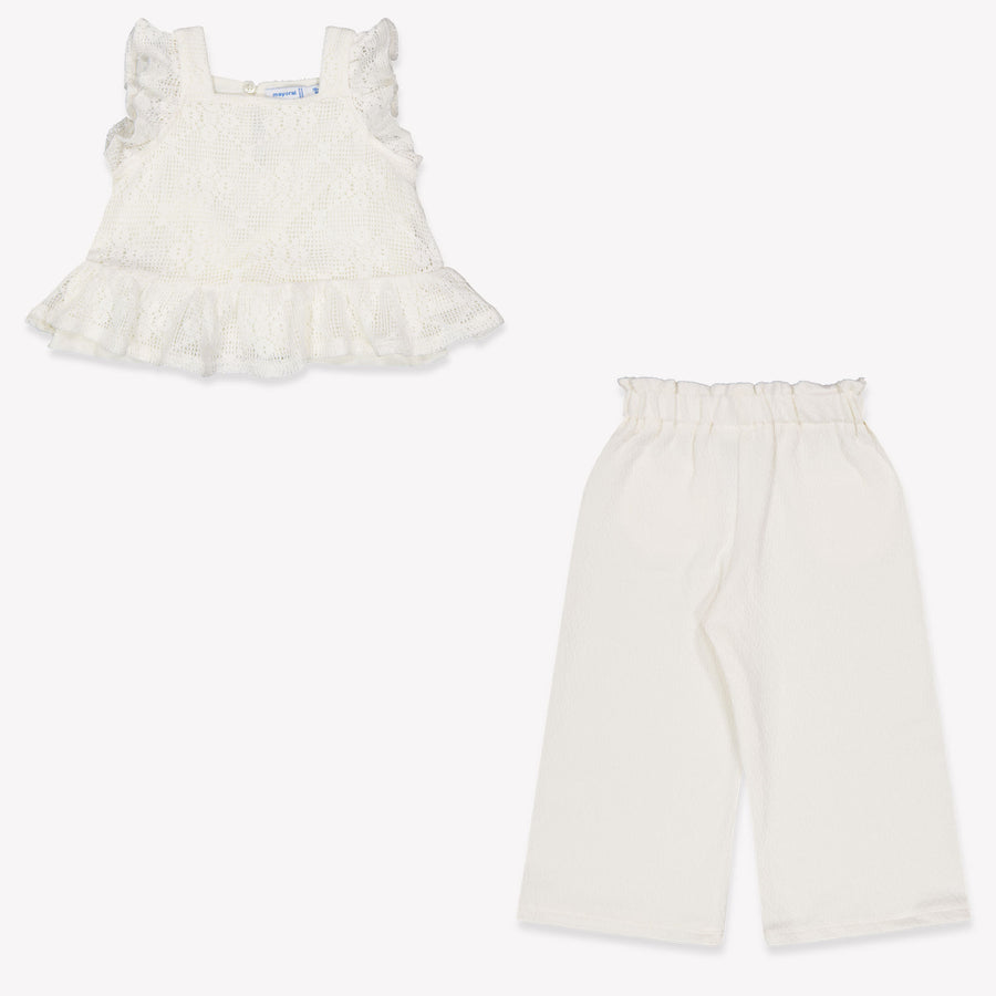 Mayoral Baby Girls Set In OffWhite