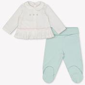 Mayoral Baby Girls Playsuit In Light Green