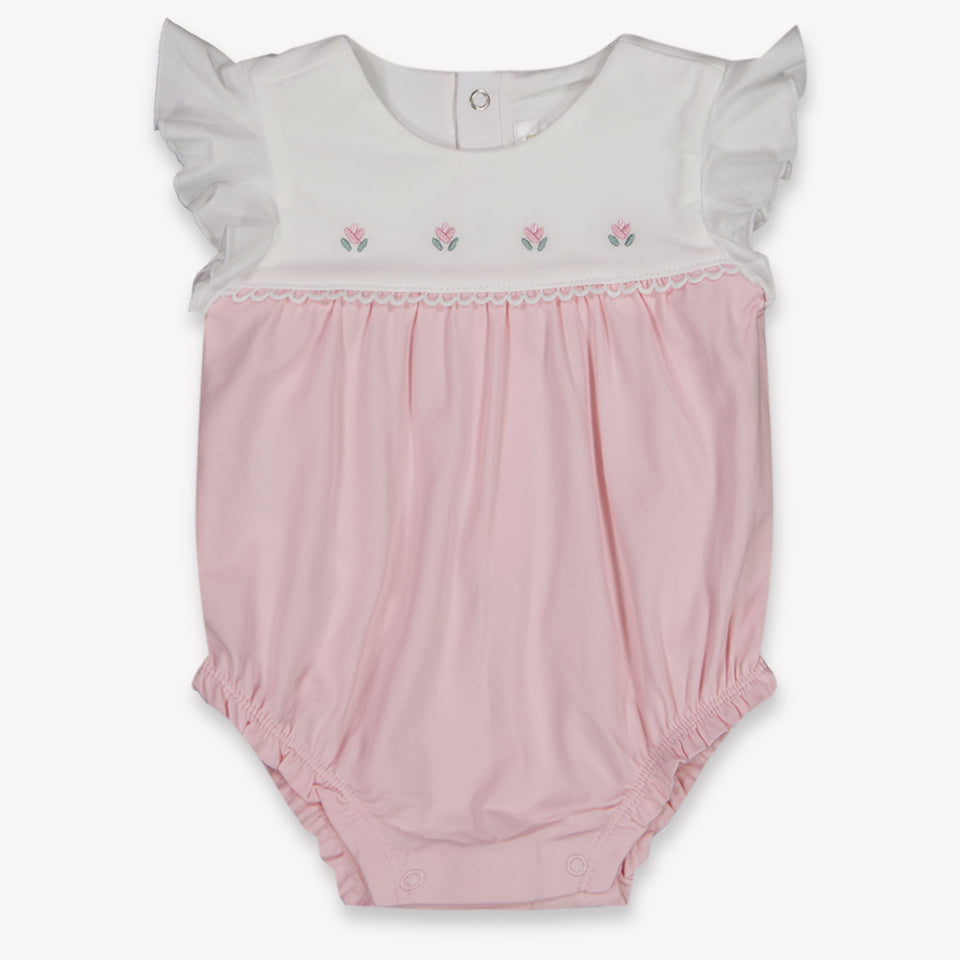 Mayoral Baby Girls Romper In Light Pink