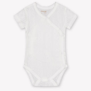 Mayoral Baby Girls Romper In OffWhite