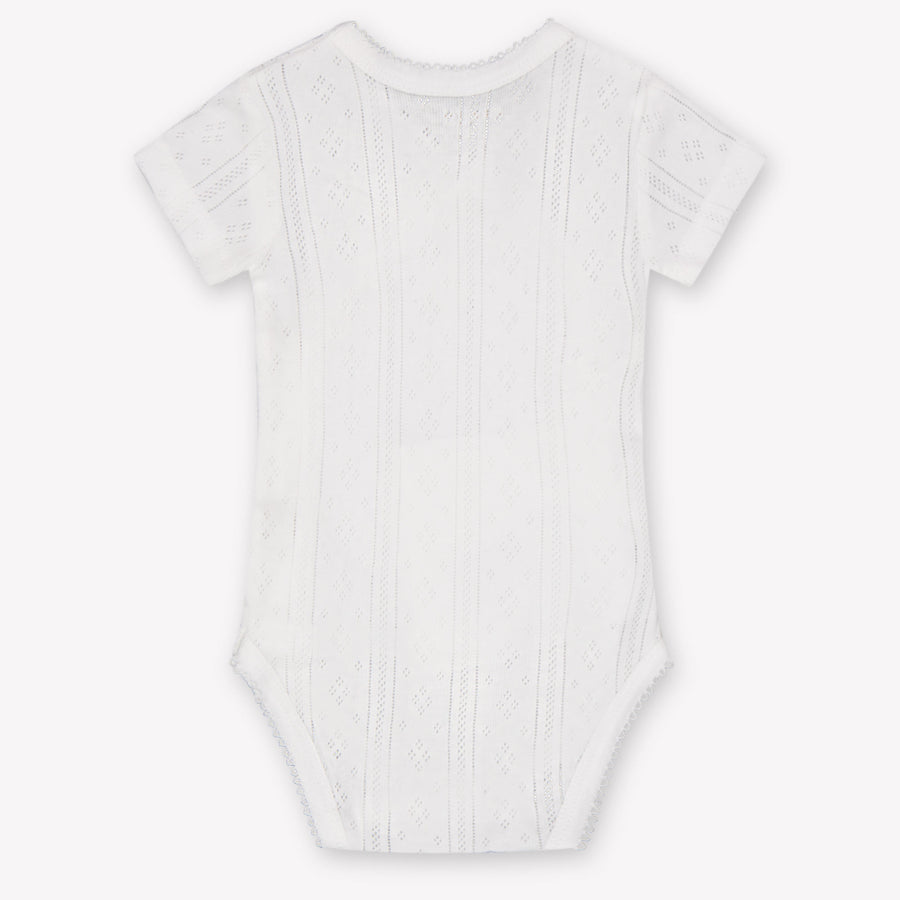 Mayoral Baby Girls Romper In OffWhite