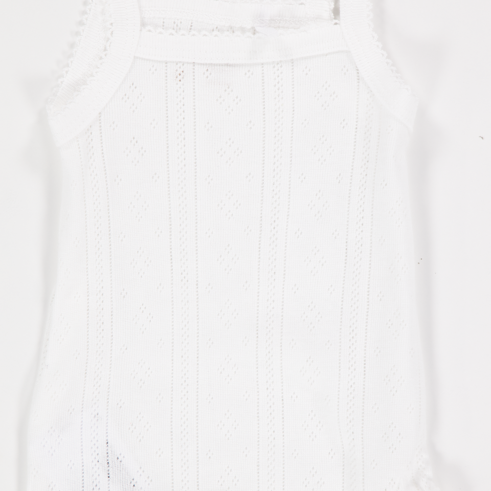 Mayoral Baby Girls Romper In OffWhite