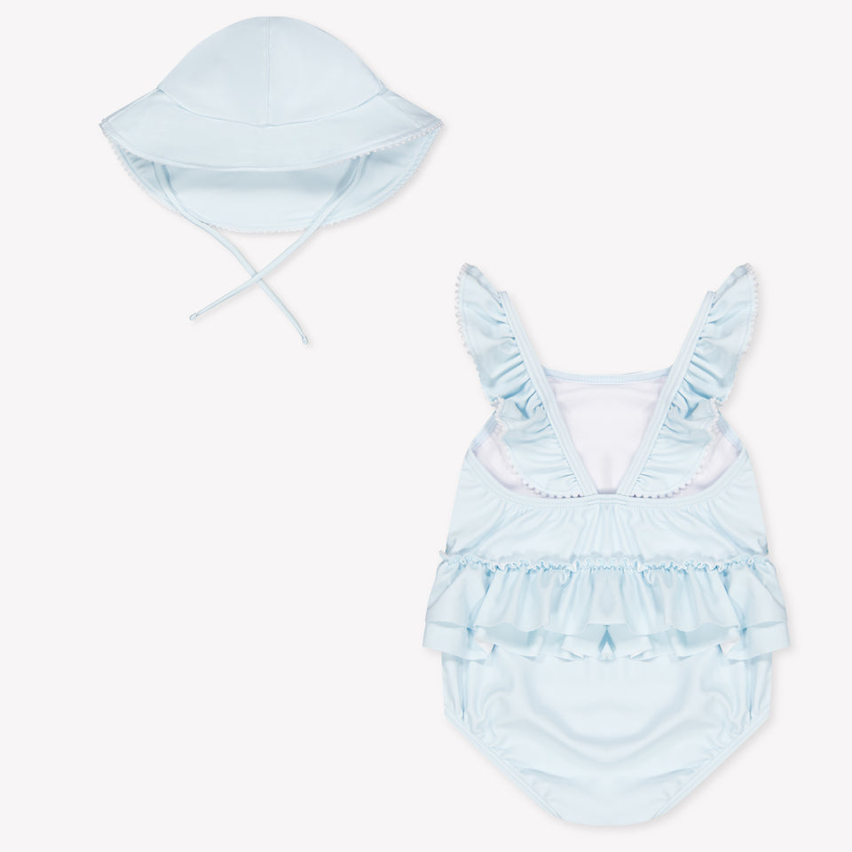 Mayoral Baby Girls Swimwear In Light Blue