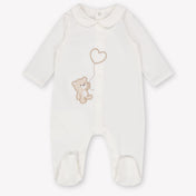 Mayoral Baby Girls Playsuit In OffWhite