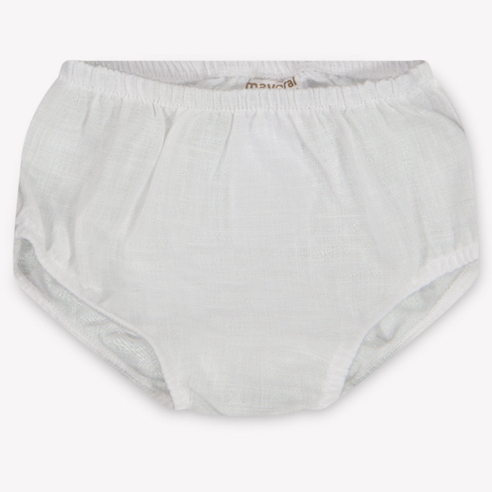 Mayoral Baby Girls Dress In OffWhite