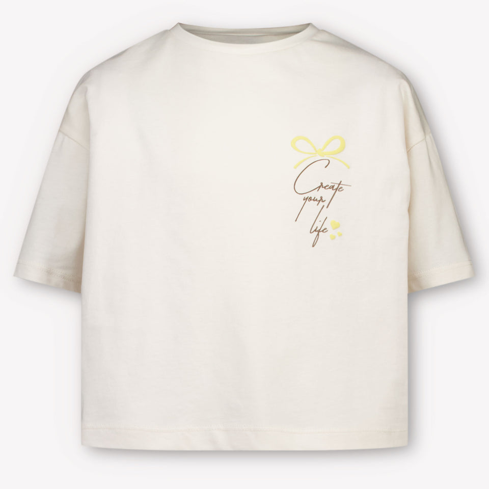Mayoral Kinder Meisjes T-Shirt In Beige