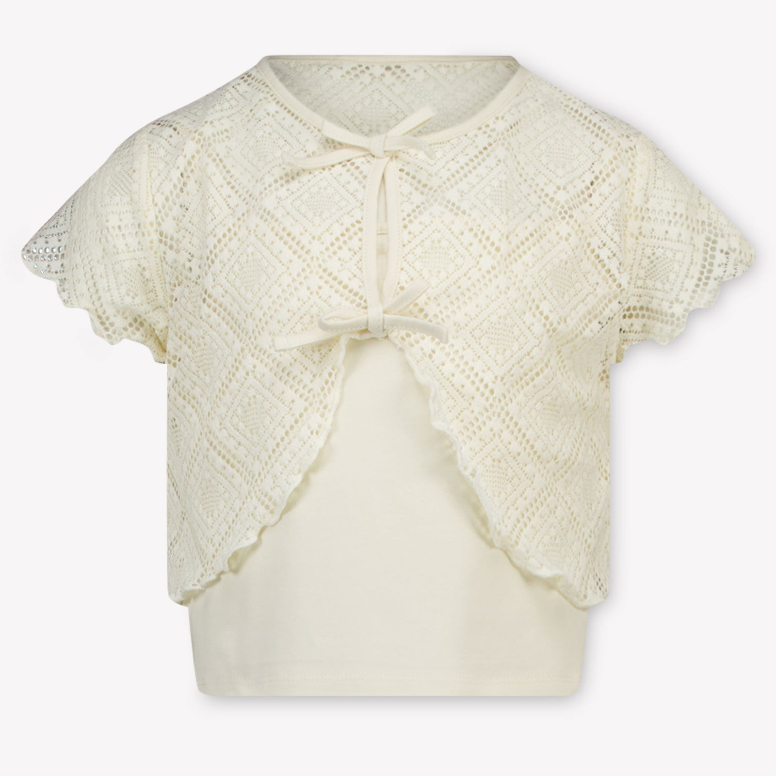 Mayoral Kinder Meisjes Setje In Off White