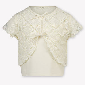 Mayoral Kinder Meisjes Setje In Off White