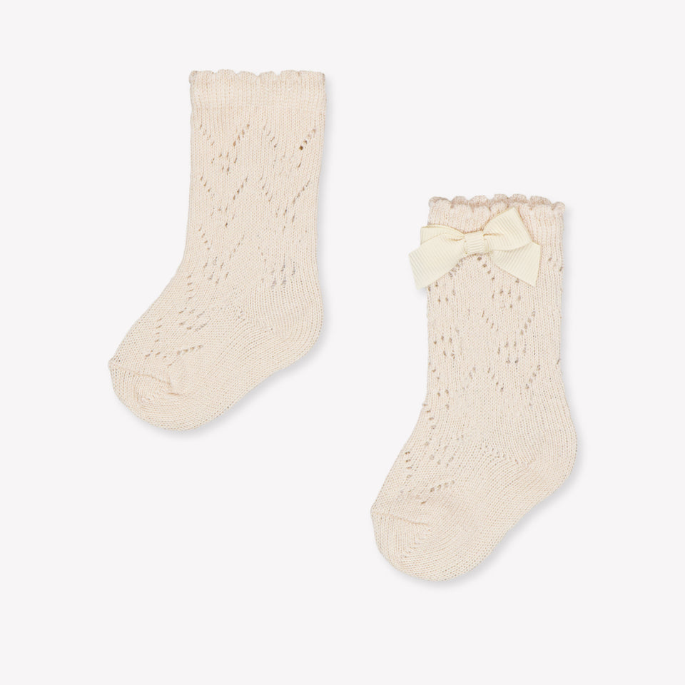 Mayoral Baby Girls Socks In Beige