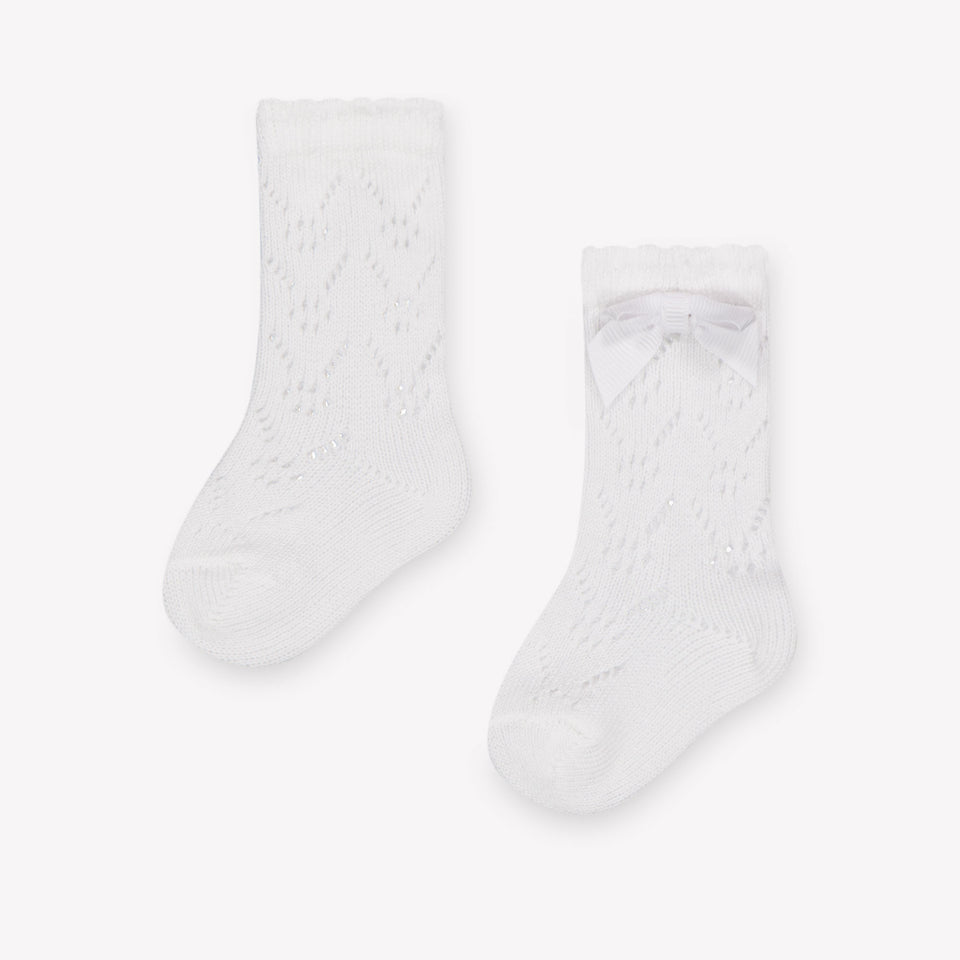 Mayoral Baby Girls Socks In White