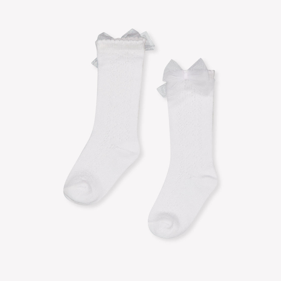 Mayoral Baby Girls Socks In White