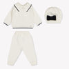 Martin Aranda Baby Meisjes Boxpakje In Off White