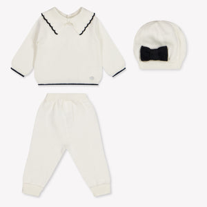 Martin Aranda Baby Girls Playsuit In OffWhite