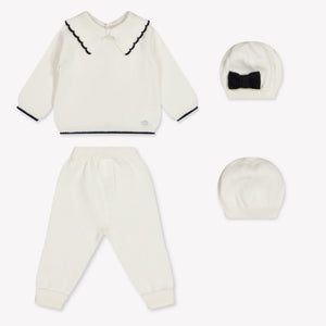 Martin Aranda Baby Girls Playsuit In OffWhite