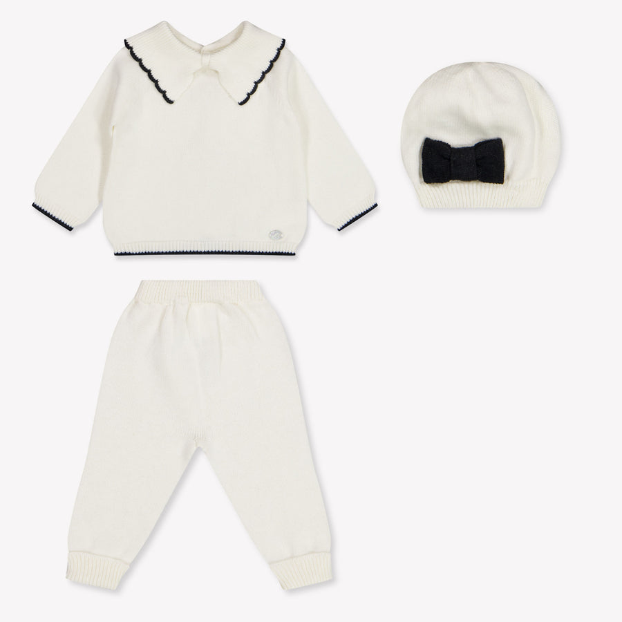 Martin Aranda Baby Girls Playsuit In OffWhite
