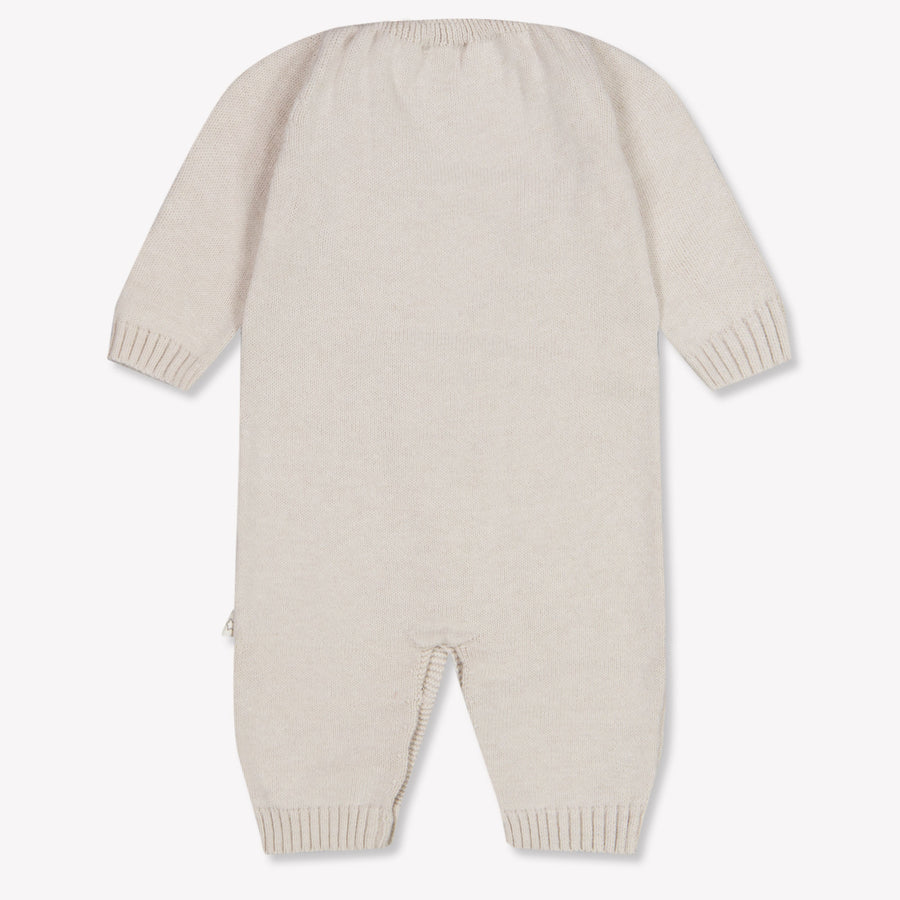 Martin Aranda Baby Unisex Romper in Light Beige