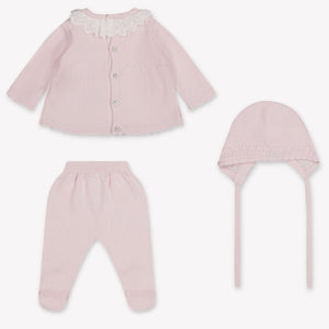 Martin Ananda Baby Girls Playsuit In Light Pink